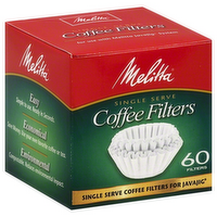 Melitta Single Serve Coffee Filters For JavaJig, 60 Each