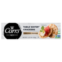 Carr's Cracked Pepper Table Water Crackers, 4.25 Ounce