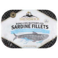 Brunswick Sardines in Spring Water, 3.75 Ounce