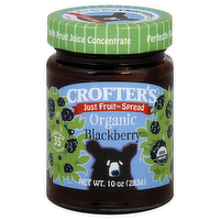 Crofter's Organic Blackberry Just Fruit Spread, 10 Ounce