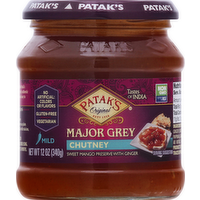 Patak's Major Grey Mango Chutney, 10 Ounce