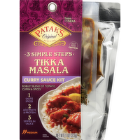 Patak's 3 Simple Steps Tikka Masala Curry Sauce Kit, 11 Ounce