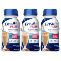 Ensure Plus Butter Pecan Nutrition Shake Ready-to-Drink Bottles, 6 Each