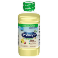 Pedialyte Organic Crisp Lemon Berry Electrolyte Solution Ready-to-Drink, 33.8 Ounce