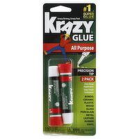 Krazy Glue Super Glue, 2 Each