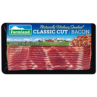 Farmland Hickory Smoked Classic Cut Bacon, 16 Ounce