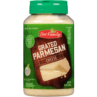 Our Family Grated Parmesan Cheese Shaker, 16 Ounce