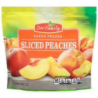 Our Family Sliced Peaches, 12 Ounce