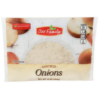 Our Family Diced Onions, 10 Ounce