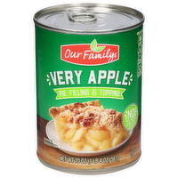 Our Family Very Apple Pie Filling & Topping, 20 Ounce