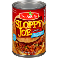 Our Family Sloppy Joe Sauce, 15.5 Ounce