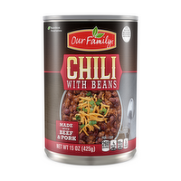 Our Family Chili With Beans, 15 Ounce