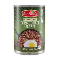 Our Family Homestyle Corned Beef Hash, 15 Ounce