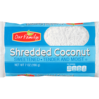 Our Family Shredded Coconut, 7 Ounce