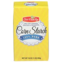 Our Family Corn Starch, 16 Ounce