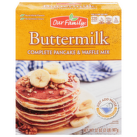 Our Family Buttermilk Complete Pancake & Waffle Mix, 32 Ounce