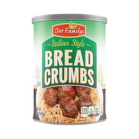 Our Family Italian Style Bread Crumbs, 15 Ounce