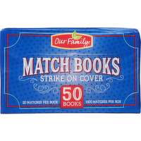 Our Family Match Books, 50 Each