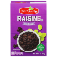 Our Family Raisins, 12 Ounce