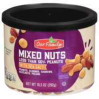Our Family Mixed Nuts Less than 50% Peanuts, 10.3 Ounce