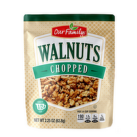 Our Family Chopped Walnuts, 2.25 Ounce