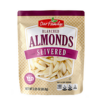 Our Family Slivered Almonds, 2.25 Ounce