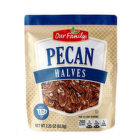 Our Family Pecan Halves, 2.25 Ounce