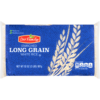 Our Family Enriched Long Grain White Rice, 32 Ounce