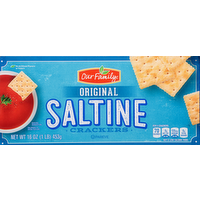 Our Family Saltine Crackers, 16 Ounce