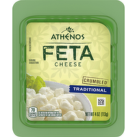 Athenos Traditional Feta Cheese Crumbles, 4 Ounce