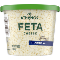 Athenos Traditional Feta Cheese Crumbles, 12 Ounce