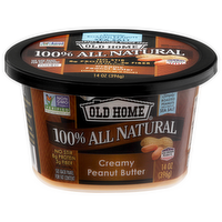 Old Home Creamy Peanut Butter, 14 Ounce