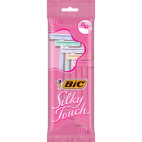 BIC Silky Touch Disposable Shavers for Women, 10 Each