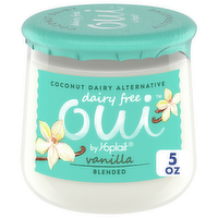 Oui by Yoplait Dairy-Free Vanilla French Style Yogurt with Coconut, 5 Ounce