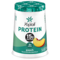 Yoplait Protein Peach Yogurt Cultured Dairy Snack, 5.6 Ounce