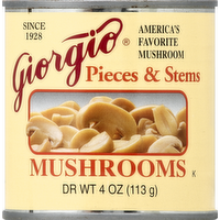 Giorgio Pieces & Stems Mushrooms, 4 Ounce