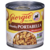 Giorgio Chunky Portabella Mushrooms, 4 Ounce