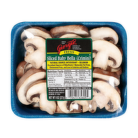 Giorgio Sliced Baby Bella Mushrooms, 8 Ounce