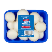 Giorgio Whole White Mushrooms, 16 Ounce