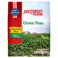 Pictsweet Simple Harvest Green Peas Family Size, 24 Ounce