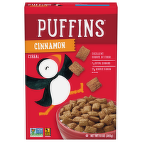 Barbara's Puffins Cinnamon Cereal, 10 Ounce