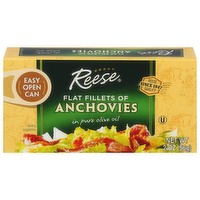 Reese Flat Fillets of Anchovies in Pure Olive Oil, 2 Ounce