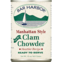 Bar Harbor Manhattan Style Clam Chowder, 15 Each