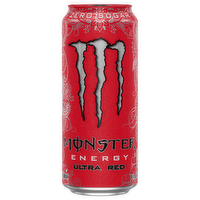 Monster Ultra Red Sugar Free Energy Drink, 16 Ounce