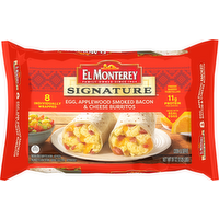 El Monterey Signature Egg, Applewood Smoked Bacon & Cheese Burritos, 36 Ounce