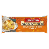 El Monterey Egg, Sausage & Cheese Signature Breakfast Burrito, 4.5 Ounce