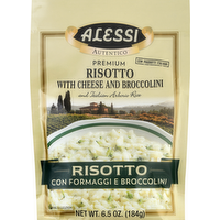 Alessi Risotto with Cheese and Broccolini, 6.5 Ounce