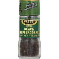 Alessi Whole Black Peppercorns with Grinder, 1.34 Ounce