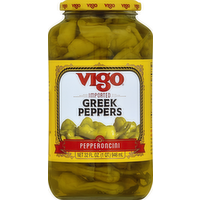 Vigo Greek Pepperoncini Peppers, 32 Ounce