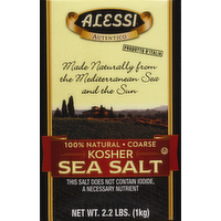 Alessi Kosher Sea Salt, 35.3 Ounce